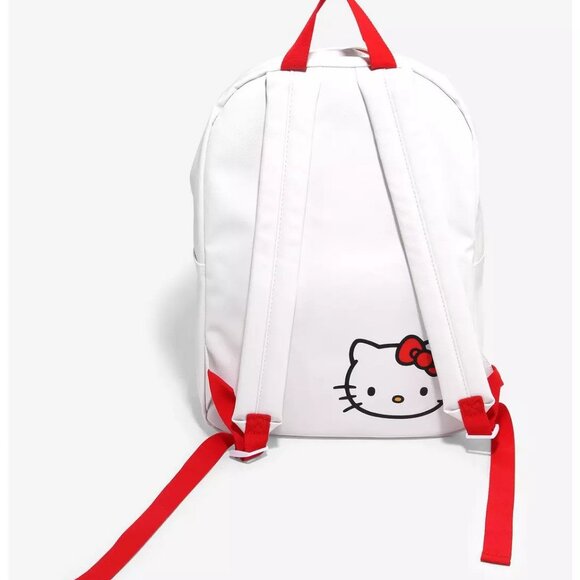 Hello Kitty Face Large Backpack - NEW - Picture 3 of 3